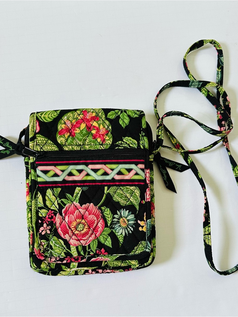 Vera Bradley Botanica Print Mini Hipster Crossbody Bag